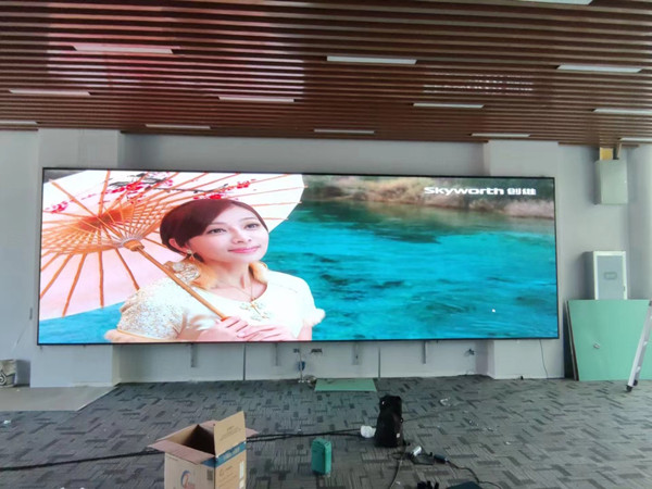 合江P1.53led小间距屏安装案例